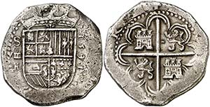 1591/0. Felipe II. Sevilla. H. 8 reales. ... 