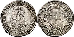 1561. Felipe II. Nimega. 1 escudo felipe. ... 