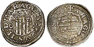 1611. Felipe III. Zaragoza. 1 real. (Cal. ... 