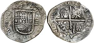 1612. Felipe III. Sevilla. B. 4 reales. ... 