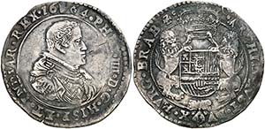 1664. Felipe IV. Amberes. 1 ducatón. (Vti. ... 