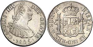 1805. Carlos IV. México. TH. 2 reales. ... 