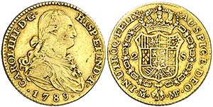 1789. Carlos IV. Madrid. MF.  2 escudos. ... 
