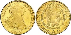 1790. Carlos IV. México. FM. 8 escudos. ... 