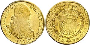1800. Carlos IV. México. FM. 8 escudos. ... 
