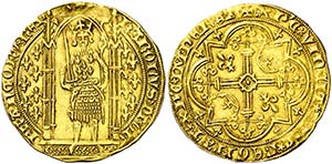 Francia. Carlos V (1364-1380). Franc à ... 