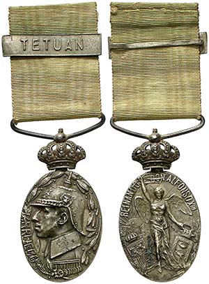 (1916). Marruecos. Medalla. (Pérez Guerra ... 