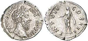 (175 d.C.). Marco Aurelio. Denario. (Spink ... 