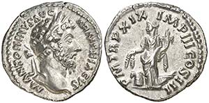 (165 d.C.). Marco Aurelio. Denario. (Spink ... 