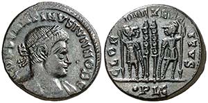 (330-331 d.C.). Constantino II. Lugdunum. AE ... 