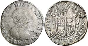 s/d. Felipe II. Milán. 1 escudo. (MIR. 308) ... 