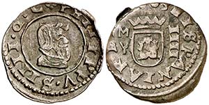 1663. Felipe IV. M (Madrid). Y. 4 ... 