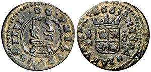 1663. Felipe IV. Trujillo. M. 8 maravedís. ... 