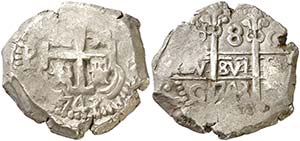 1743. Felipe V. Potosí. C. 8 reales. (Cal. ... 