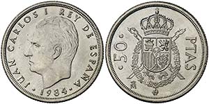 1984. Juan Carlos I. 50 pesetas. (Cal. 67). ... 