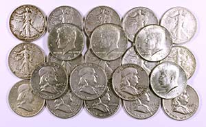 1937 a 1969. Estados Unidos. 1/2 dólar. ... 