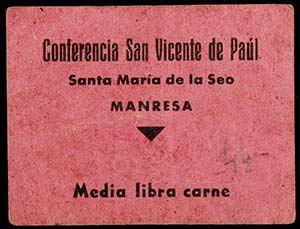 Manresa. Conferencia de San Vicente de Paul. ... 