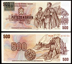 1973. República Checa. Banco Nacional. 500 ... 