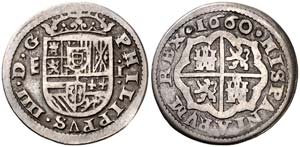 1660. Felipe IV. Segovia. 1 real. (Cal. ... 