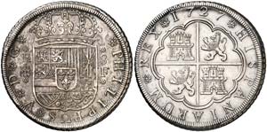 1727. Felipe V. Segovia. F. 8 reales. (Cal. ... 