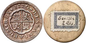 1770. Carlos III. (¿Sevilla?). 2 reales. ... 