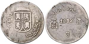 1812. Fernando VII. Sombrerete de Vargas. 4 ... 