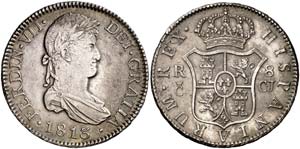 1813. Fernando VII. Cádiz. CJ. 8 reales. ... 