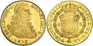 1810. Fernando VII. México. HJ. 8 escudos. ... 
