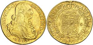1813. Fernando VII. Santa Fe de Nuevo Reino. ... 