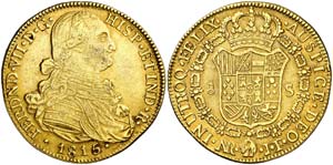 1815. Fernando VII. Santa Fe de Nuevo Reino. ... 