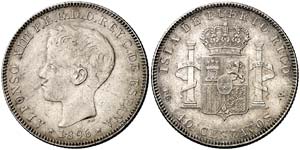 1896. Alfonso XIII. Puerto Rico. PGV. 40 ... 
