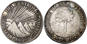 1826. Centro América. Guatemala. M. 8 ... 