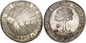 1846. Centro América. Guatemala. AE. 8 ... 