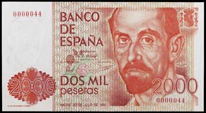 1980. 2000 pesetas. (Ed. E5) (Ed. 479). 22 ... 