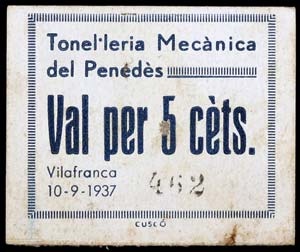 Vilafranca del Penedès. Tonel·leria ... 
