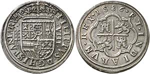 1586. Felipe II. Segovia. 8 reales. (AC. ... 