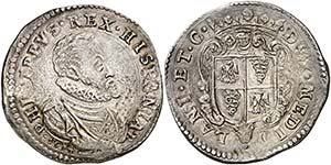 1594. Felipe II. Milán. 1 escudo. (Vti. 57) ... 