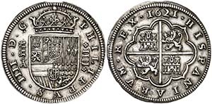 1621. Felipe IV. Segovia. . 4 reales. (AC. ... 