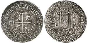 1659. Felipe IV. Potosí. E. 8 reales. (AC. ... 
