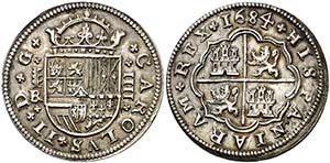 1684. Carlos II. Segovia. BR. 4 reales. (AC. ... 