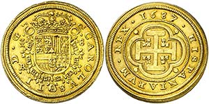 1687/3. Carlos II. Segovia. BR. 8 escudos. ... 