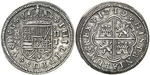 1719. Felipe V. Madrid. J. 2 reales. (AC. ... 