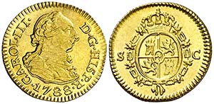 1788. Carlos III. Sevilla. C. 1/2 escudo. ... 