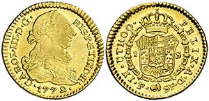 1779. Carlos III. Popayán. SF. 1 escudo. ... 