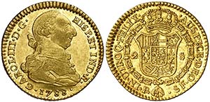 1788. Carlos III. Popayán. SF. 2 escudos. ... 