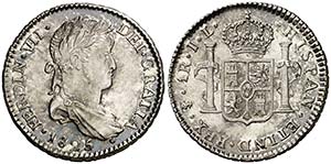 1825. Fernando VII. Potosí. JL. 1 real. ... 