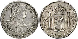 1819. Fernando VII. Santa Fe de Nuevo Reino. ... 