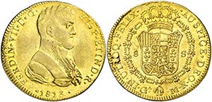 1813. Fernando VII. Guadalajara. MR. 8 ... 