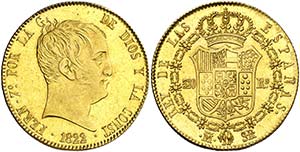 1822. Fernando VII. Madrid. SR. 320 reales. ... 