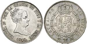 1840. Isabel II. Madrid. DG (Departamento de ... 